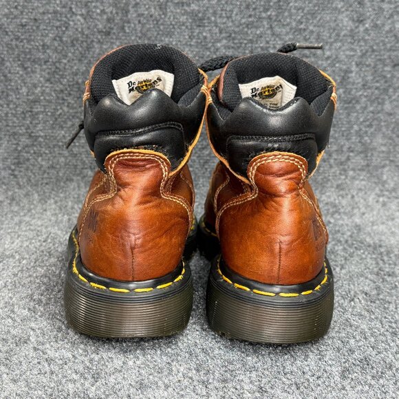 Dr. Martens Teak Safety Boots‎ Made in England  Men\'s 6 Brown Leather Steel Toe main image 5